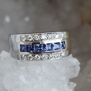 Ring - Yogo Sapphire and Diamond Ring
