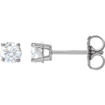 Load image into Gallery viewer, Earrings - Natural Diamond 4 Prong Stud Earrings
