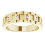 Load image into Gallery viewer, 14K Gold 1/4 CTW Natural Diamond Chain Link Ring
