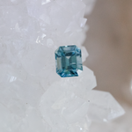 Load image into Gallery viewer, Montana Sapphire 1.15 CT Blue Grey Emerald Cut
