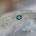 Load image into Gallery viewer, Montana Sapphire .75 CT Teal Antique Cushion Cut
