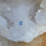 Load image into Gallery viewer, Sri Lankan Sapphire 1.26 CT Periwinkle, White, Grey, Silver, Clear Oval Cut
