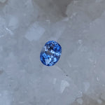 Load image into Gallery viewer, Sri Lankan Sapphire 1.96 CT Violet, Periwinkle, Gray, Silver, White, Clear Oval Cut
