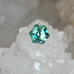 Load image into Gallery viewer, Moissanite - 1.03 CT Rich Green Step Hexagon Cut
