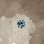 Load image into Gallery viewer, Montana Sapphire .93 CT Light Blue to Aqua Color Change Antique Cushion Cut

