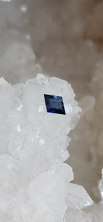 Load image into Gallery viewer, Montana Sapphire .64 CT Dark Blue Lozenge Cut
