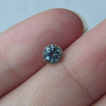 Load image into Gallery viewer, Montana Sapphire .75 CT Blue Yellow Round Brilliant Cut
