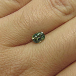 Load image into Gallery viewer, Montana Sapphire .75 CT Green Yellow Blue Antique Cushion Cut
