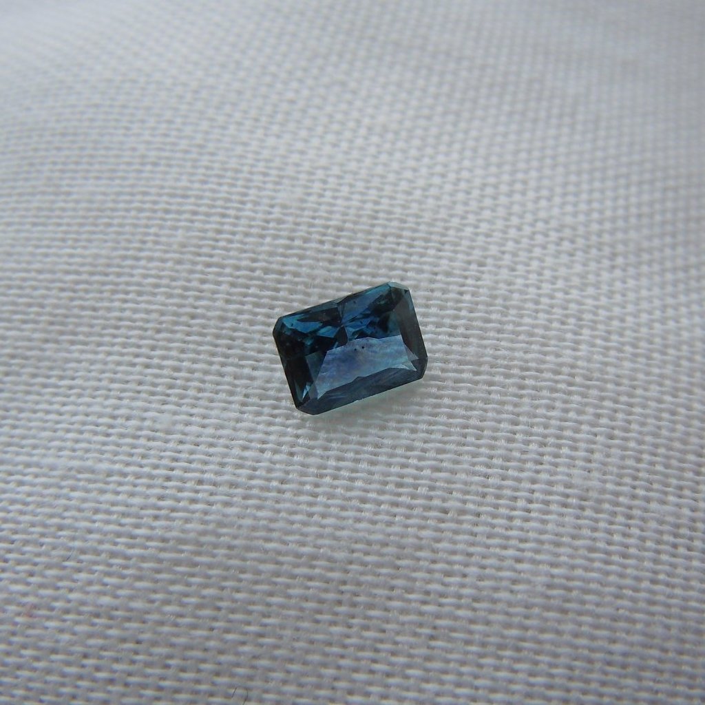 Montana Sapphire .86 CT Deep Blue Radiant Cut