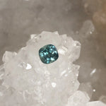 Load image into Gallery viewer, Montana Sapphire 1.03 CT Teal Cushion Cut
