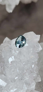 Montana Sapphire .93 Ct Blue Grey Green Mixed Pear Cut