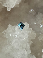 Load image into Gallery viewer, Montana Sapphire .84 Carat Royal Blue With Teal Kisses Kite Cut
