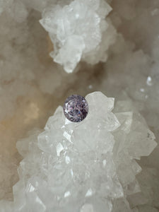 Montana Sapphire 1.26 Carat Galactic Rainbow Inclusion Color Shift Pale to Deep Pink Round Brilliant