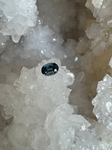 Montana Sapphire 1.50 Carat Deep Teal Oval Cut