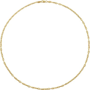 Chain - Anchor Style - 14k Gold - with Lobster Clasp