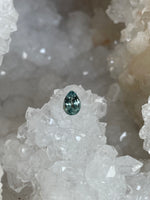 Load image into Gallery viewer, Montana Sapphire 1.19 CT Light Green Pear Cut
