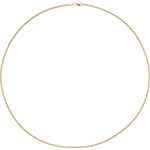 Load image into Gallery viewer, 14K Gold 1.8mm Rounded Box Chain - 16-24 Inches
