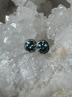 Load image into Gallery viewer, Montana Sapphire Earrings 1.84 ctw Bezel Set Protektor Locking Back Studs
