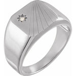 Load image into Gallery viewer, 14K Gold and Diamond Celestial Signate Ring
