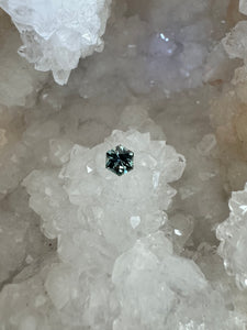 Montana Sapphire .86 Carat Green Blue Brilliant Hexagon Cut