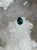 Load image into Gallery viewer, Montana Sapphire 1.65 CT Blue Green Teal Pear Cut
