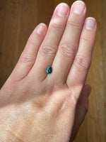 Load image into Gallery viewer, Montana Sapphire 1.65 CT Blue Green Teal Pear Cut
