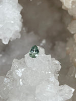 Load image into Gallery viewer, Montana Sapphire 1.27 CT Light Sage to Seafoam Green Pear Cut

