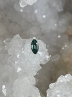 Load image into Gallery viewer, Montana Sapphire 1.03 CT Teal Marquise Cut
