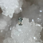 Load image into Gallery viewer, Montana Sapphire 1.04 CT Pale Blue and Peach Emerald Cut
