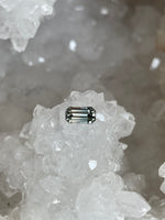 Load image into Gallery viewer, Montana Sapphire 1.04 CT Pale Blue and Peach Emerald Cut
