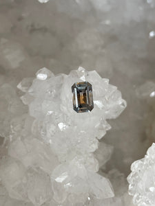 Montana Sapphire 1.34 CT “Denim in Sunlight” Denim, Gray, Orange