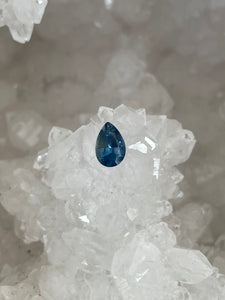 Montana Sapphire 1.17 CT Dark Denim Pear Cut