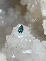 Load image into Gallery viewer, Montana Sapphire 1.07 CT Teal Pear Cut
