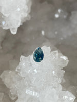 Load image into Gallery viewer, Montana Sapphire 1.49 CT Stormy Waters Blue and Yellow Pear Cut
