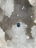 Load image into Gallery viewer, Montana Sapphire 1.71 CT Gorgeous Teal Stretched Hexagon Cut
