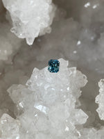 Load image into Gallery viewer, Montana Sapphire 1.35 CT Blue Green Radiant Cut
