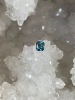 Load image into Gallery viewer, Montana Sapphire 1.35 CT Blue Green Radiant Cut
