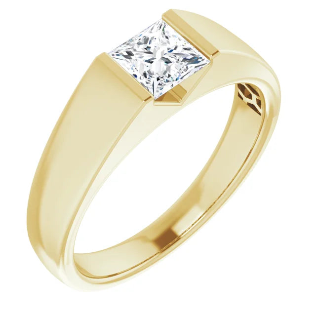 1 CT Lab Grown Diamond Ring in 14K Yellow or White Gold