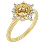 Load image into Gallery viewer, Aurora Diamond Burst Engagement Ring Setting
