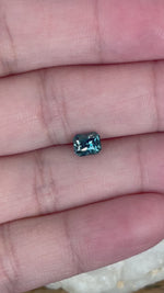 Load and play video in Gallery viewer, Montana Sapphire 1.21 CT Blue Green Radiant Cut
