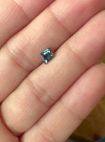 Load and play video in Gallery viewer, Montana Sapphire .84 Carat Royal Blue With Teal Kisses Kite Cut
