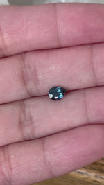 Load and play video in Gallery viewer, Montana Sapphire .94 CT Deep Teal Pear Cut
