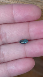 Load and play video in Gallery viewer, Montana Sapphire .92 CT Sunrise Over Deep Ocean Marquise Cut
