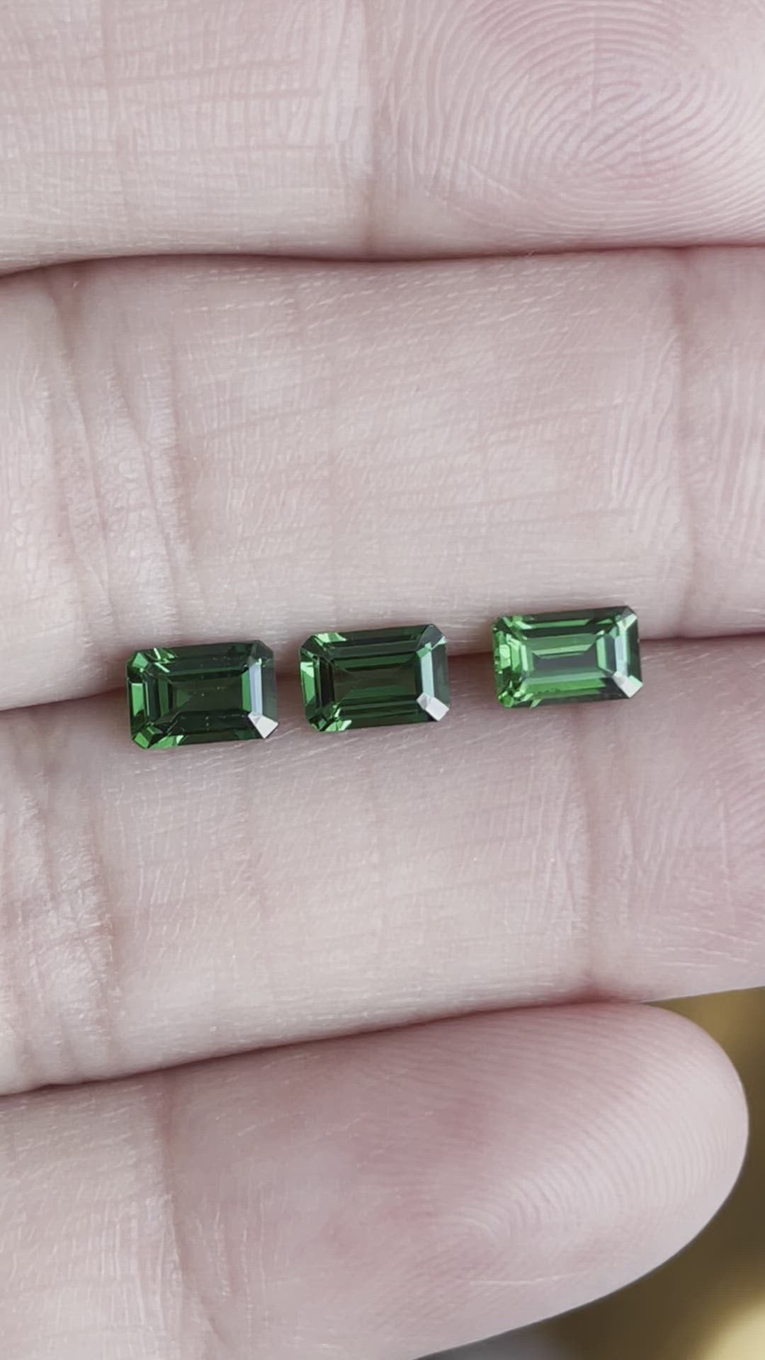 Tsavorite Bright Green Emerald cut 6 x 4 mm PRICED PER STONE