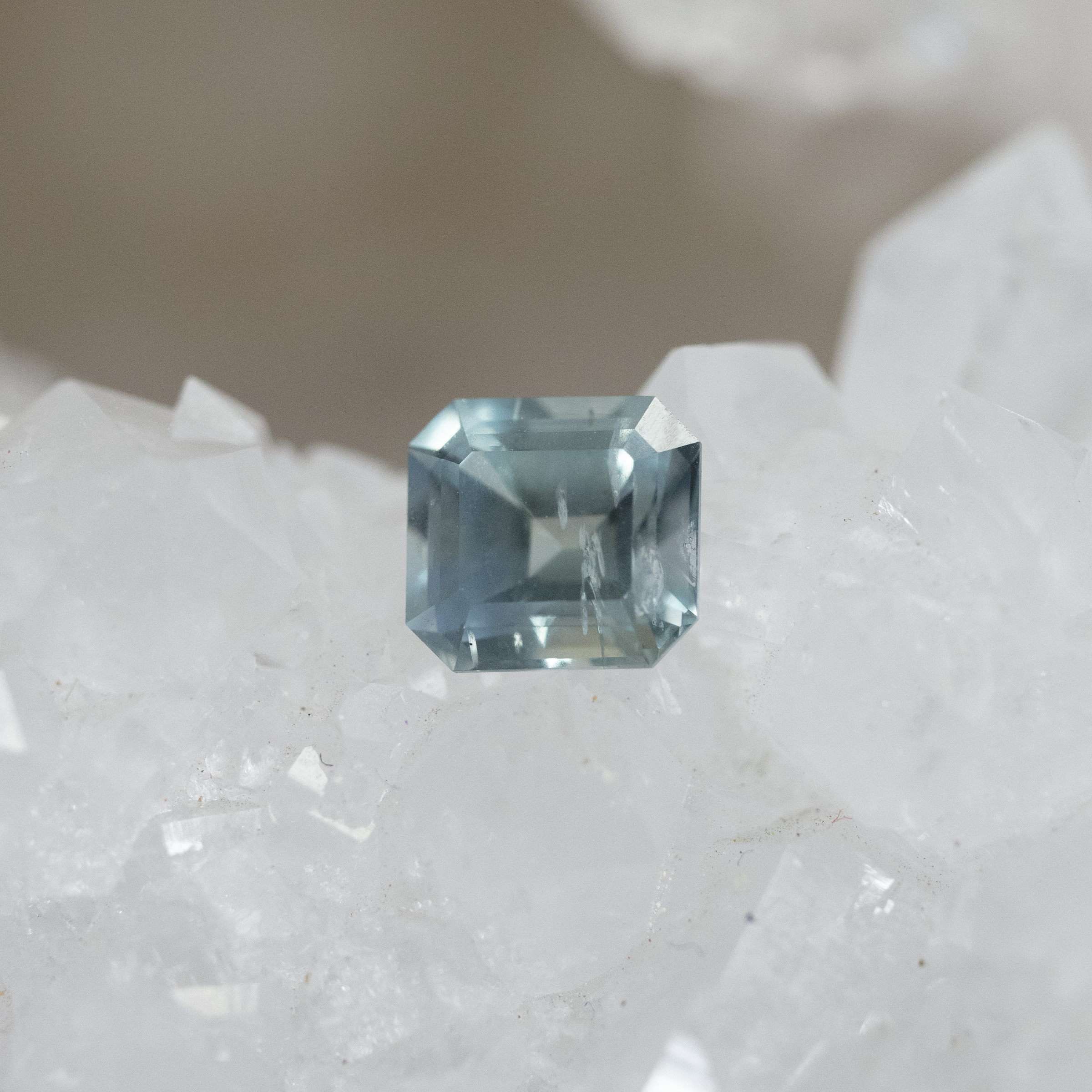 Montana Sapphire 1.40 CT Included Light Blue Emerald Cut