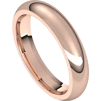 Classic 4mm Band in 14k Gold (Yellow, White, or Rose)