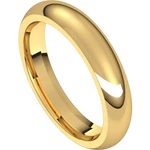 Load image into Gallery viewer, Classic 4mm Band in 14k Gold (Yellow, White, or Rose)
