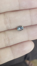 Load and play video in Gallery viewer, Montana Sapphire .97 CT Teal Oval Cut
