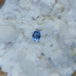 Load image into Gallery viewer, Sri Lankan Sapphire 1.10 CT Violet, Periwinkle, Dark Grey, Silver, White, Clear Oval Cut
