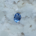 Load image into Gallery viewer, Sri Lankan Sapphire 1.10 CT Violet, Periwinkle, Dark Grey, Silver, White, Clear Oval Cut
